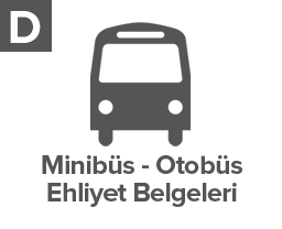 D Minibüs ve Otobüs Ehliyeti