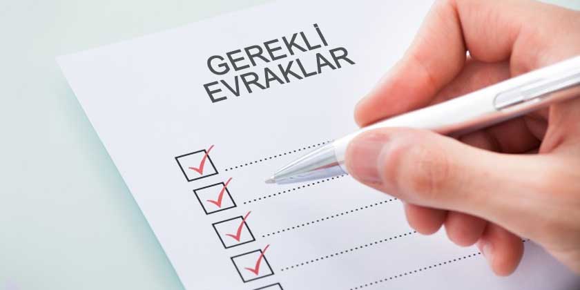 Gerekli Evraklar